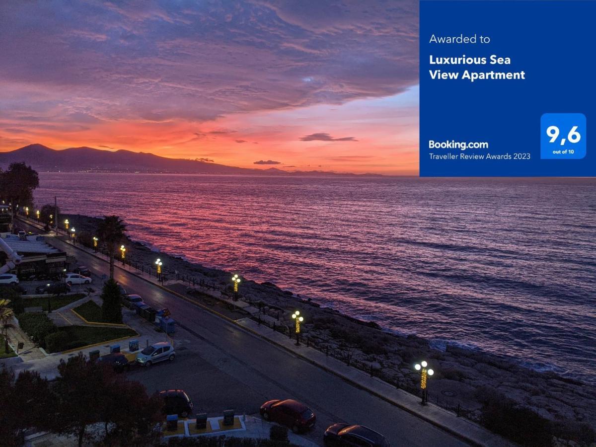 Luxurious Sea View Apartment Pireusz Kültér fotó